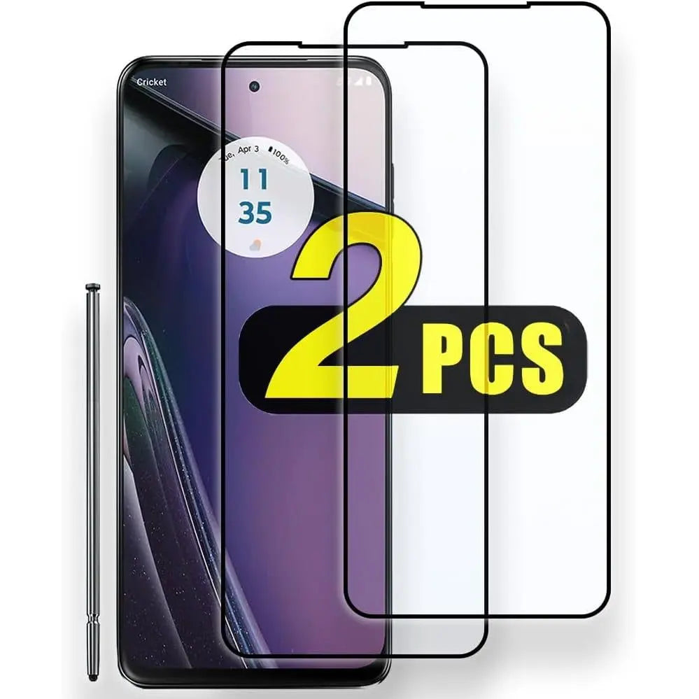 Entronix Clear Screen Protector Compatible with Moto G Power 2022 - 2-Piece Combo