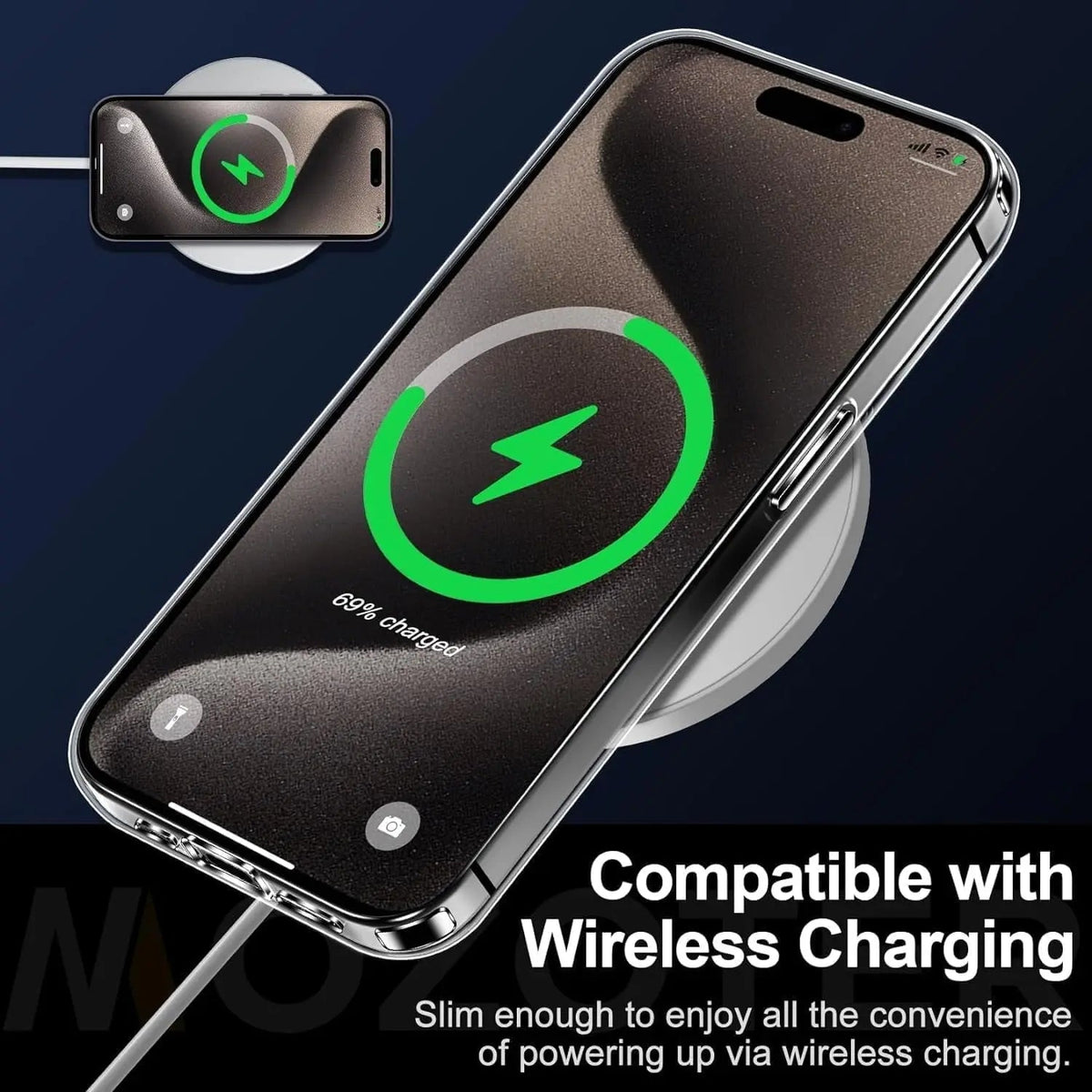 Entronix Case Compatible with iPhone 12 Pro Max - [Hard Back] Slim Clear