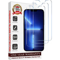 Entronix Clear Screen Protector Compatible with iPhone 13 Pro - 3-Piece Combo