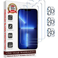 Entronix Clear Screen Protector & Camera Lens Protector Compatible with iPhone 12 Pro - 6-Piece Combo