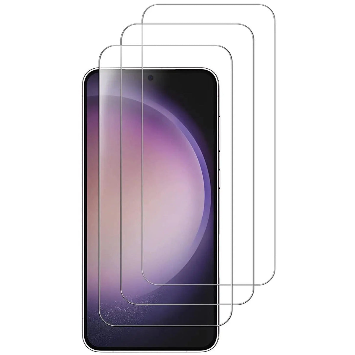 Entronix Clear Screen Protector Compatible with Galaxy A72 - 3-Piece Combo