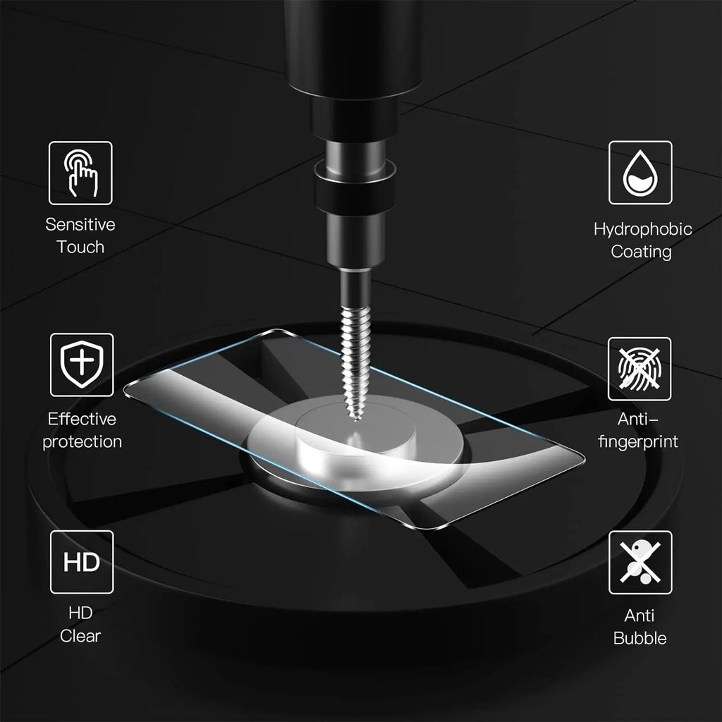 Entronix Clear Screen Protector Compatible with Pixel 7 - 2-Piece Combo