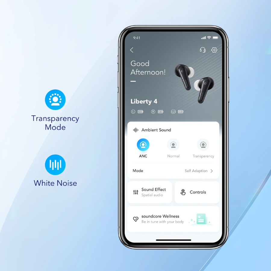 Soundcore by Anker - Liberty 4 SE Earbuds True Wireless ACAA Headphones Black (NEW)