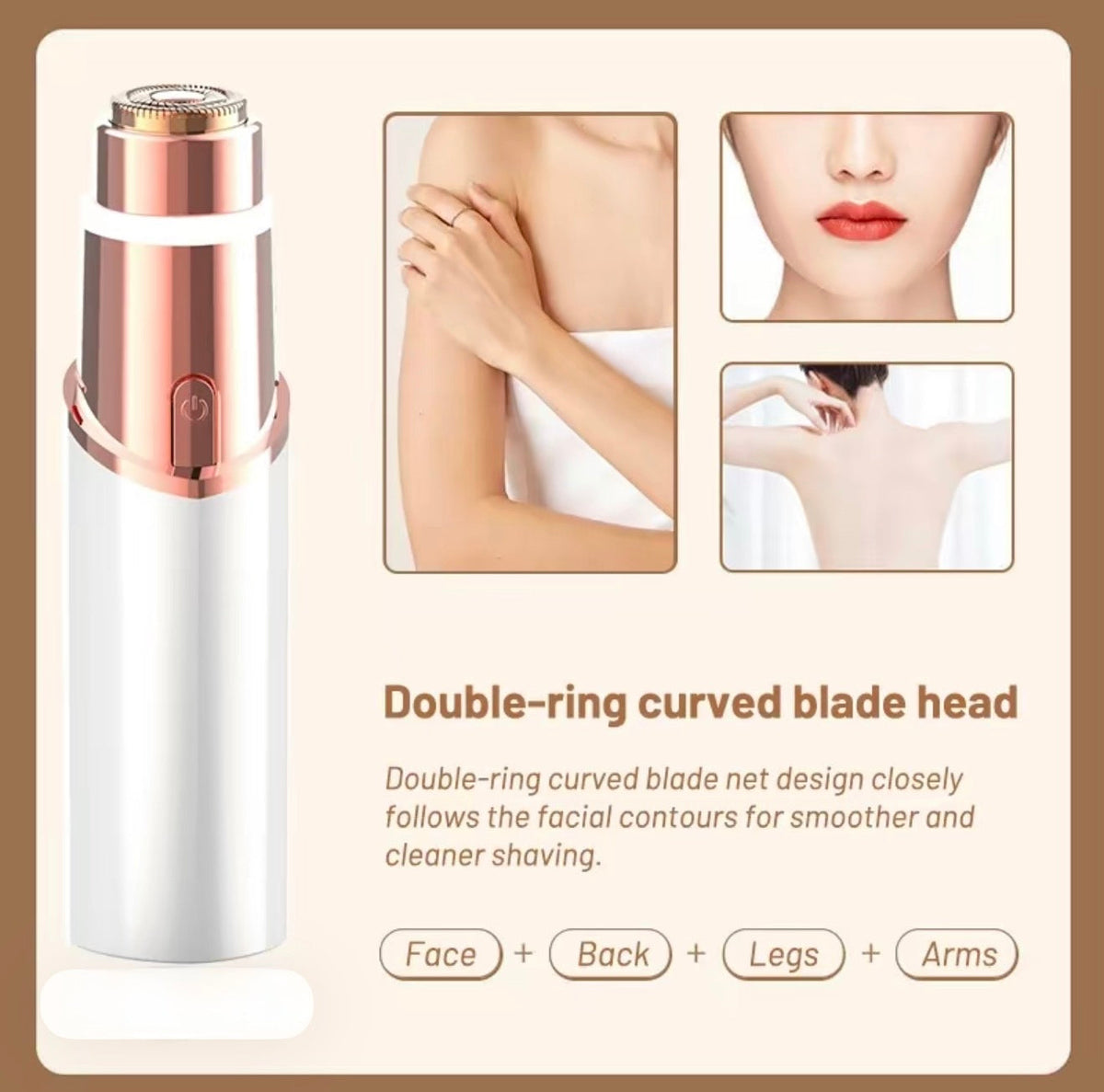BrowSmooth 2-in-1 Facial Trimmer