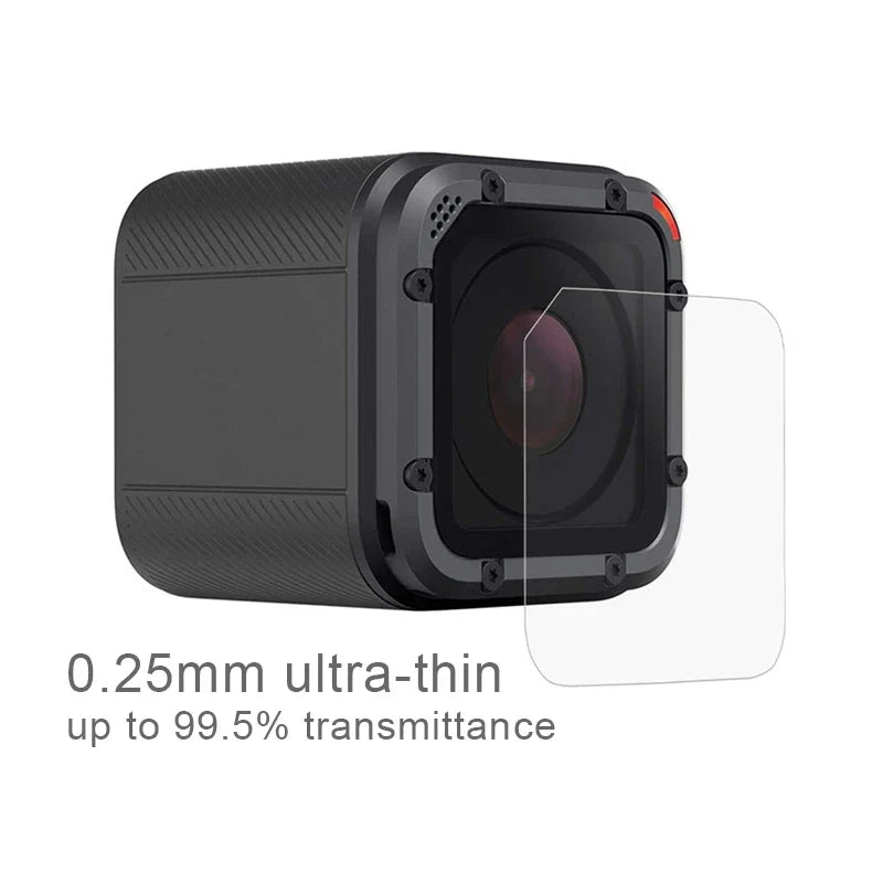 New Camera Tempered Glass Lens With Screen Protector Film For Gopro Hero 4 Session 5 Session