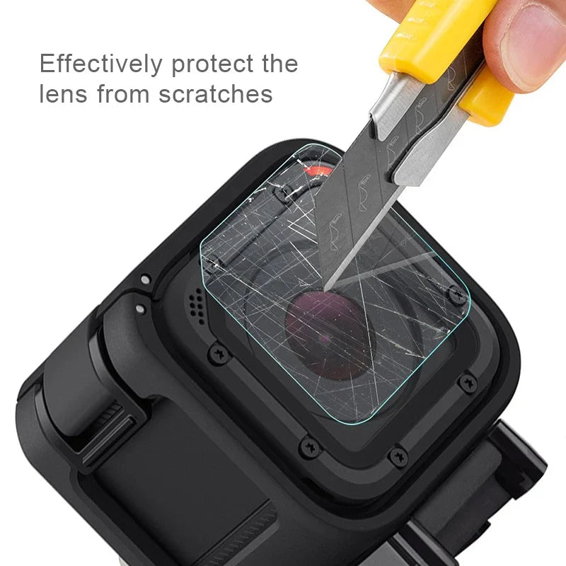 New Camera Tempered Glass Lens With Screen Protector Film For Gopro Hero 4 Session 5 Session