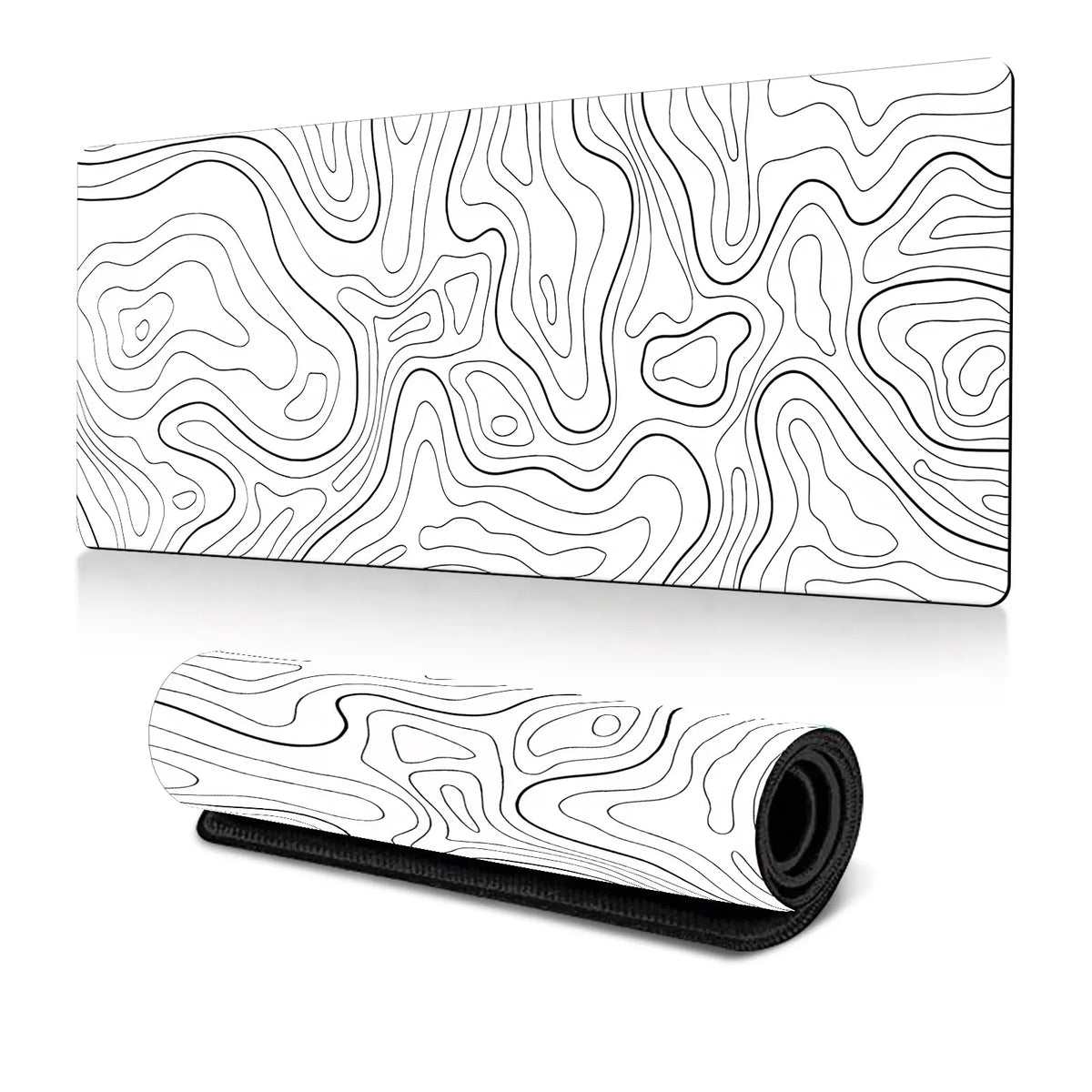 Extra Large Mouse Mat for Professional Gamers - Stitched Border Design, Anti-Slip Rubber Backing, Low Friction Surface Compatibl