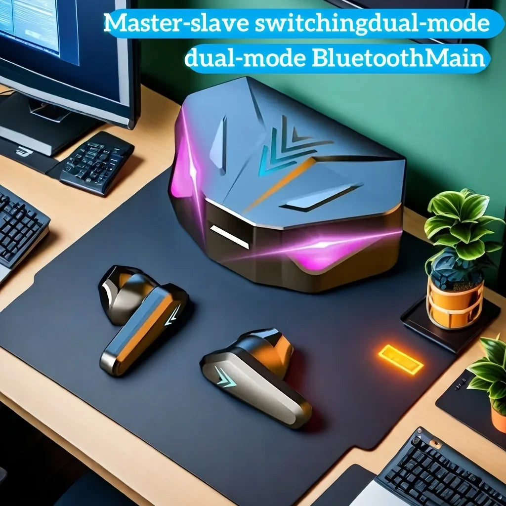 X15 TWS Wireless Bluetooth Headset LED Display Gamer Earbuds with Mic Wireless Headphones Noise Cancelling Bluetooth Earphones