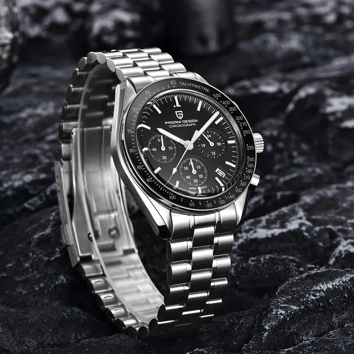 2026 New PAGANI DESIGN V5 Moon Men's Watches Top Luxury Quartz Watch For Men Chronograph Waterproof Sport Stainless Steel Clock
