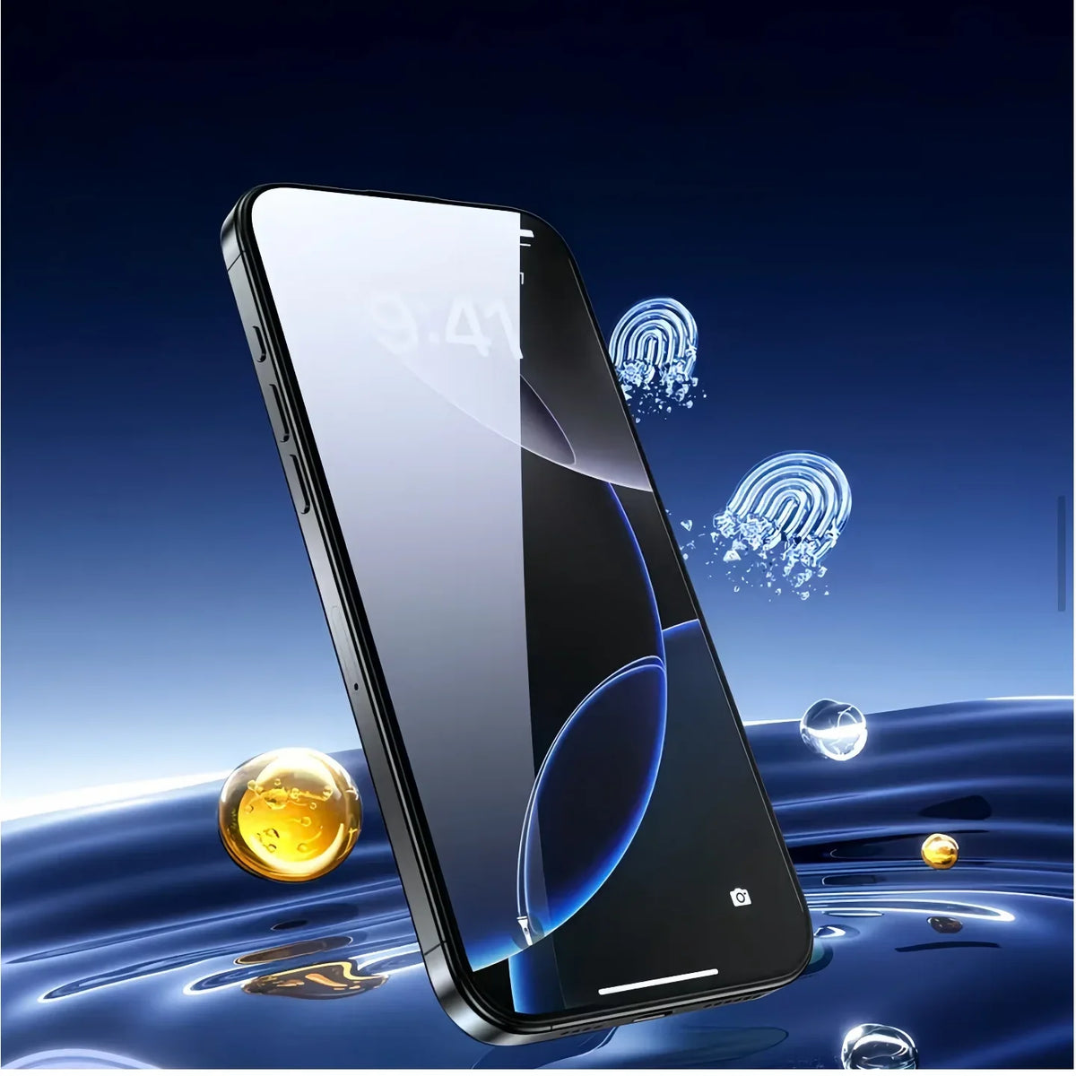 Tempered Glass Screen Protector for iPhone 17/16/15 Pro Gorilla Dust-Free Case Full-Screen Anti-Shatter & Dust-Pro