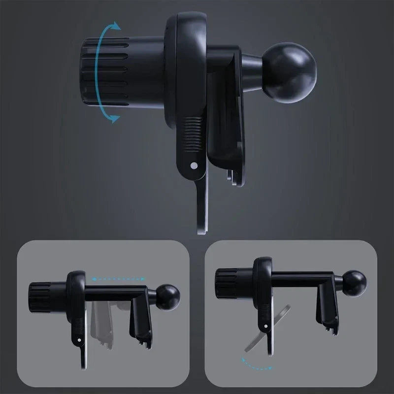 Universal Magnetic Phone Holder for Car Display Screen 360 Degree Rotation Strong Magnet Car Mount for iPhone 15 MagSafe Xiaomi