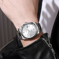 CHRONOS Top Brand Luxury Man Wristwatch Waterproof Luminous Date Men Watches Stainless Steel Quartz Men's Watch Male reloj