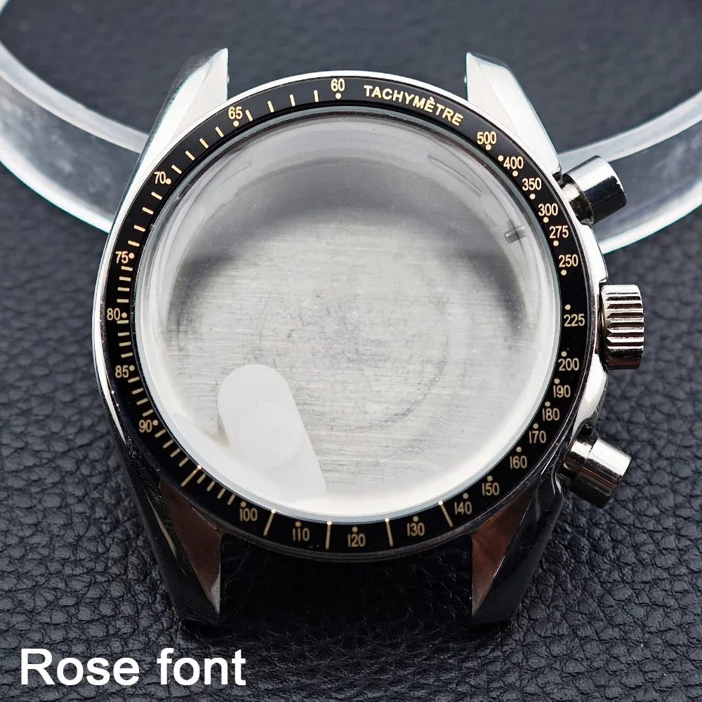 39.7mm Men's watches metal case FIT VK63 movement case watch accessories watch parts Fits 20mm strap Watch Box