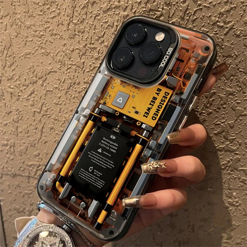 Advanced Circuit Board Electroplate IMD Phone Case For Xiaomi Poco F6 X5 X6 M6 Pro 4G Mi 14 13 12 12T 13T Pro 11 Lite 5G Cover