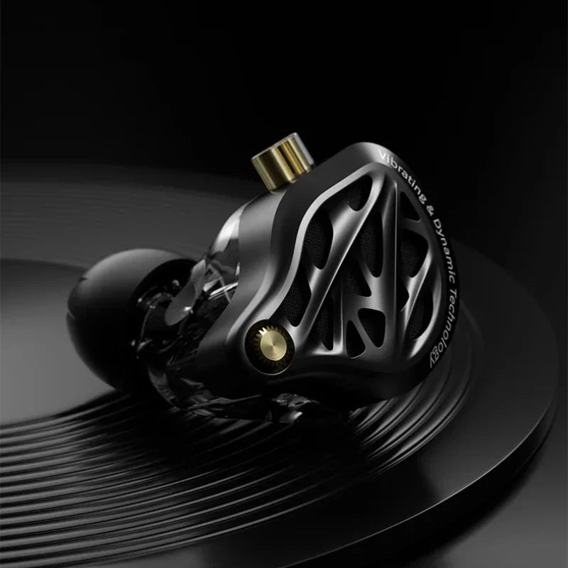 KZ-Vibe X Headphones HIFI Dynamic Wired Headset Ergonomics HM Curve Tuning Customized Headphones Gifts