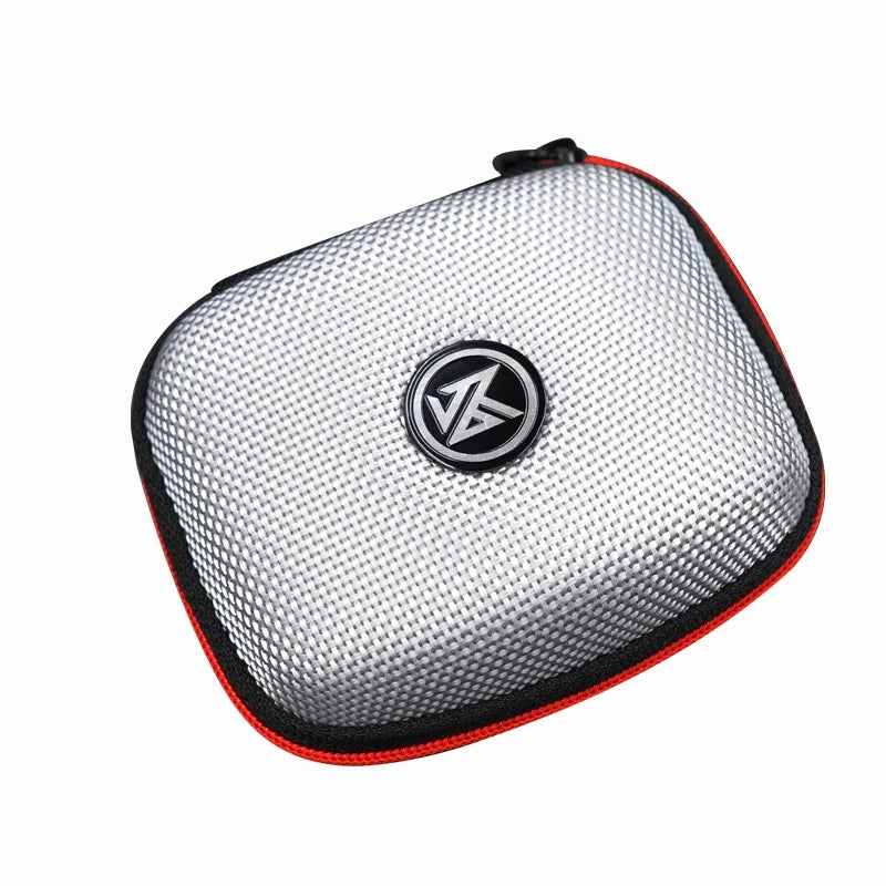 KZ Bluetooth-compatible Earphone Storage Bag Square Headset Box Travelling Protective Earphones Case Accessories Black Silver