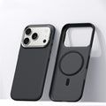 Magnetic Ultrathin Carbon Fiber Texture Phone Case For iphone 17Pro Max 16 Pro Frosted Skin Feel Wireless Charge Matte PC Cover