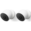 Google Nest Cam 2-Pack (GA01894-US) Outdoor or Indoor - Snow (NEW)