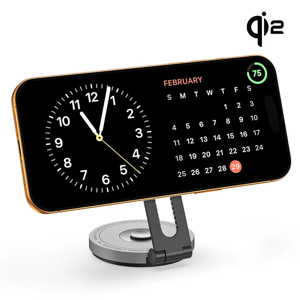 ZIKE Z677 15W Qi2 Tesla Magnetic Wireless Charger Phone Holder