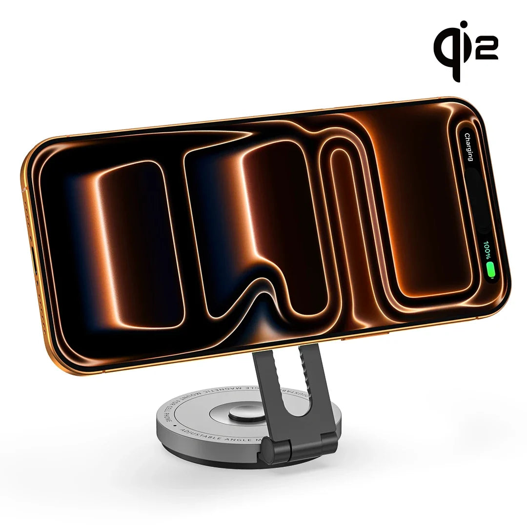 ZIKE Z677 15W Qi2 Tesla Magnetic Wireless Charger Phone Holder