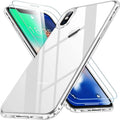 Entronix Bundle Compatible with iPhone XS Max - [Hard Back] Clear Case & 2 Clear Screen Protectors