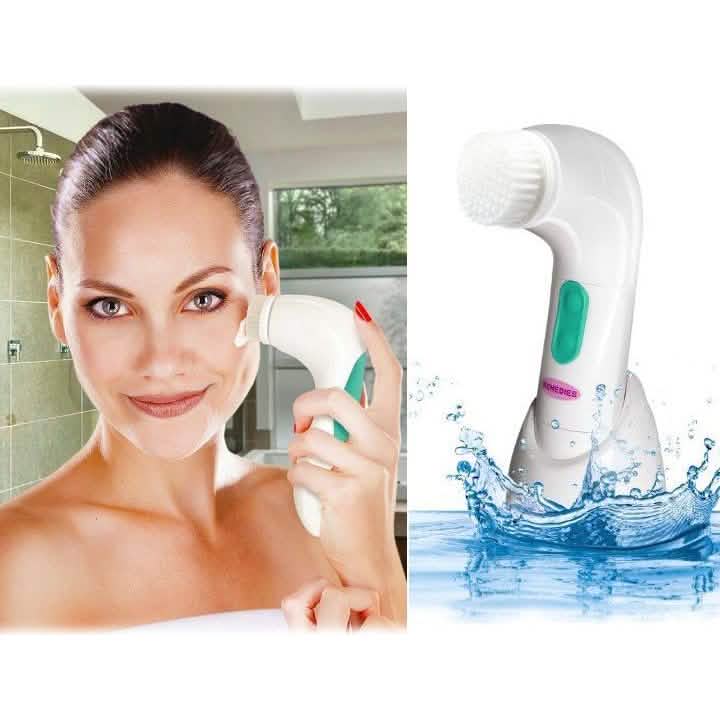Electric Face and Body Cleansing Massager Brush