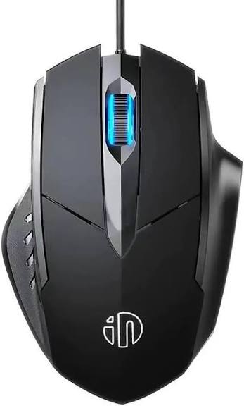 Wired Gaming Mouse with LED Scroll Wheel and Side Buttons